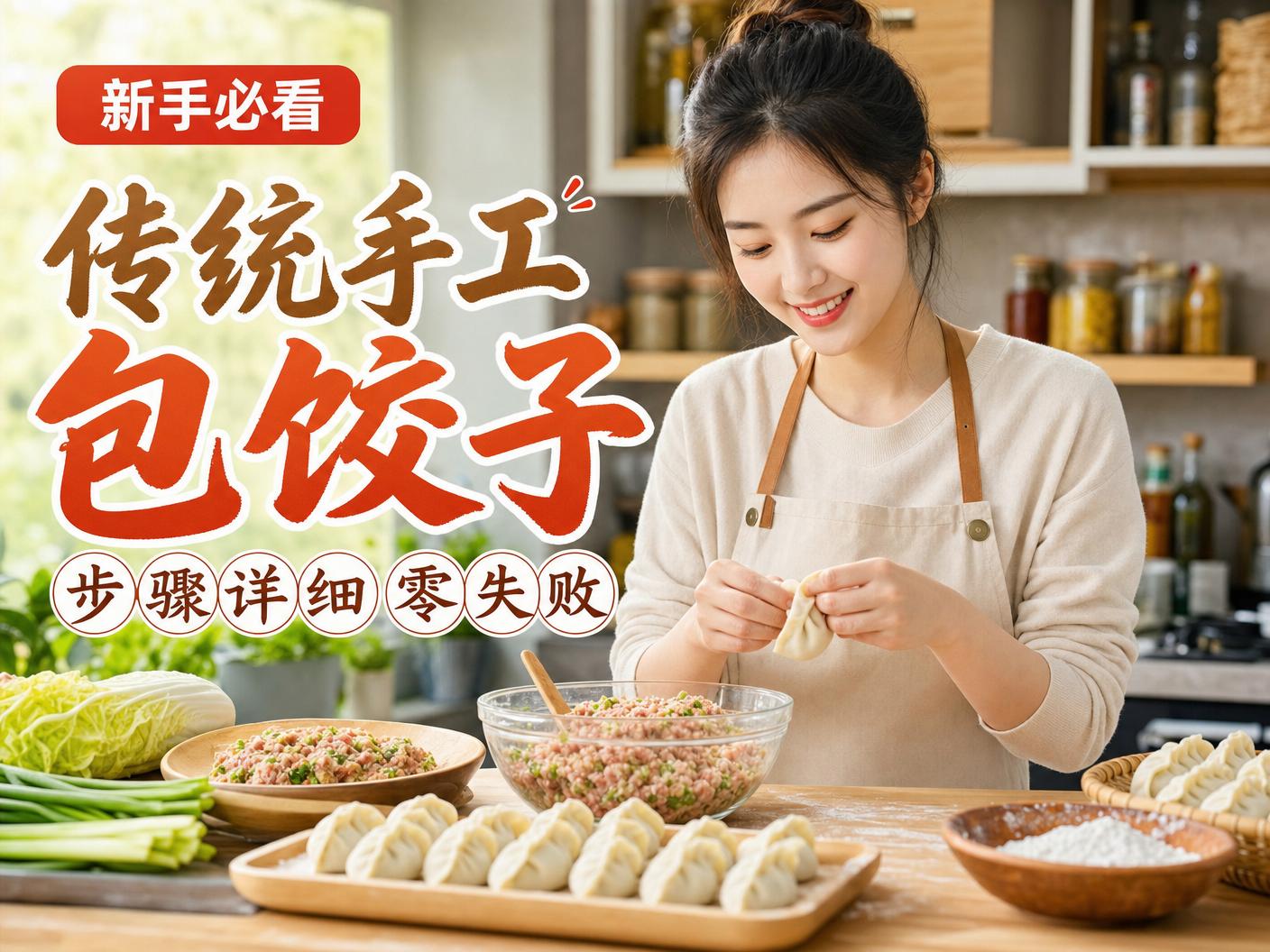 免费看片-【免费看片】传统手工包饺子教程传媒演示，步骤详细零失败