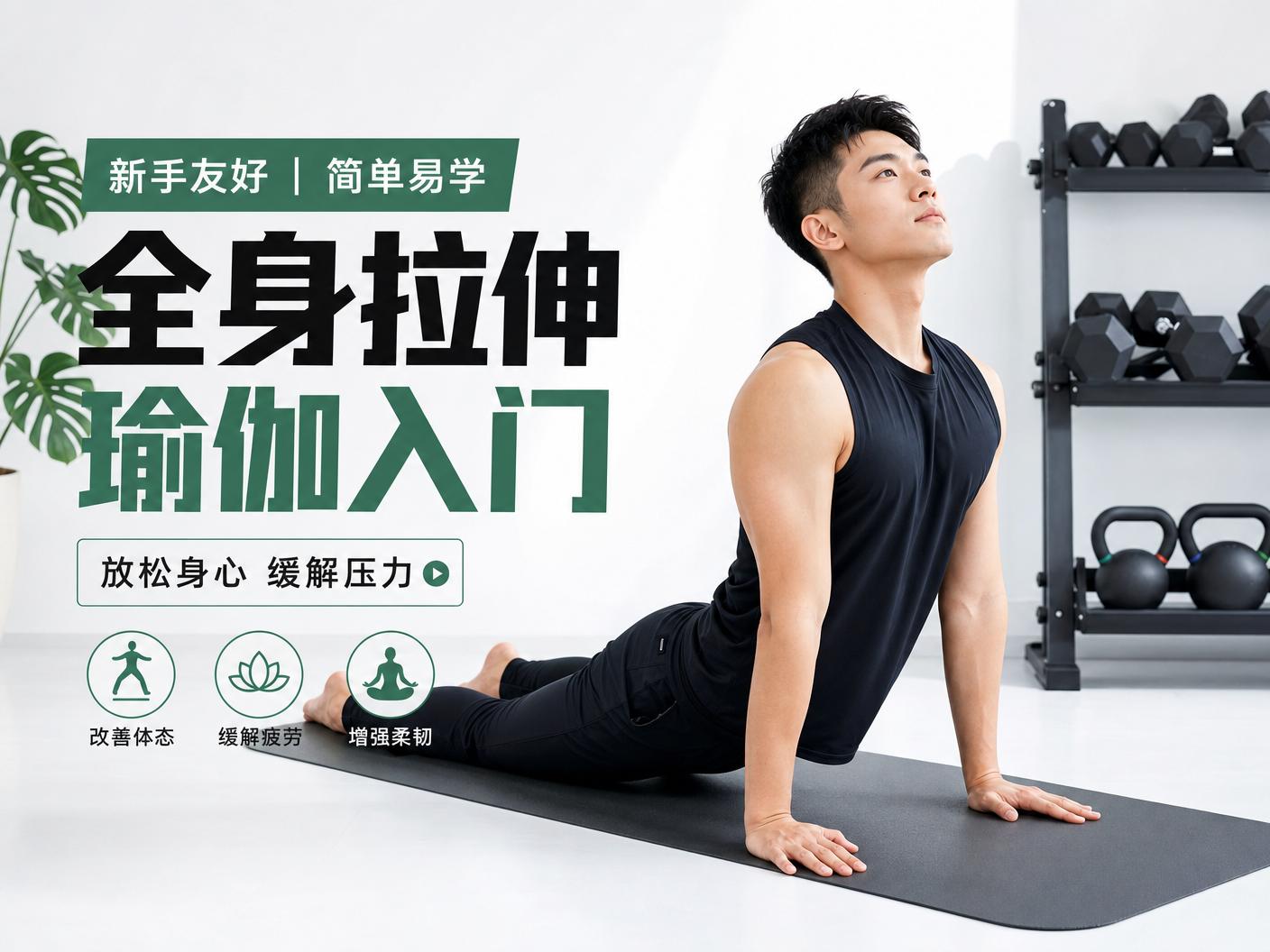 免费看片-【免费看片】全身拉伸瑜伽入门传媒教程，放松身心缓解压力